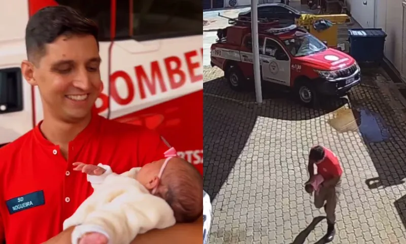 Imagem ilustrativa da imagem "Ela nasceu duas vezes", diz mãe de bebê salva de engasgo por bombeiro no ES