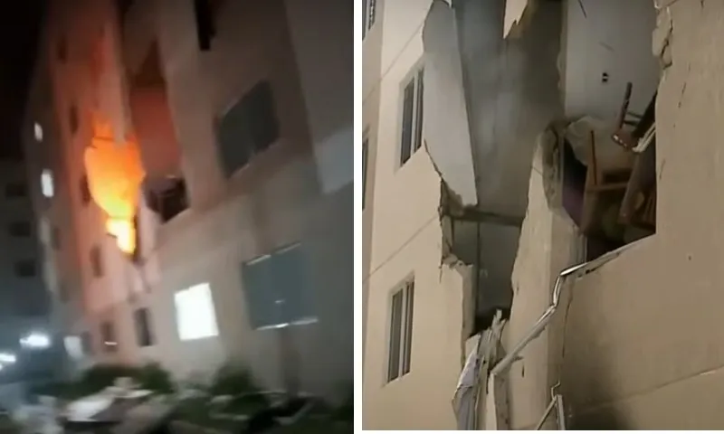 Imagem ilustrativa da imagem Explosão de gás em prédio de Porto Alegre fere oito pessoas e torre pode desabar