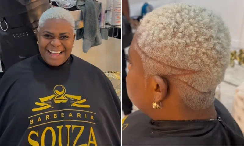 Imagem ilustrativa da imagem Jojo Todynho compartilha vídeo de transformação no cabelo: 'Nevou'