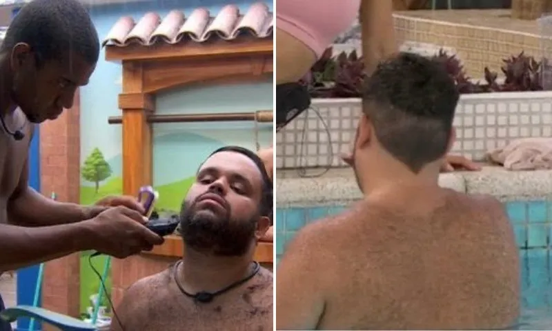 Imagem ilustrativa da imagem Michel se revolta com corte de cabelo feito por Davi no 'BBB 24' que virou meme