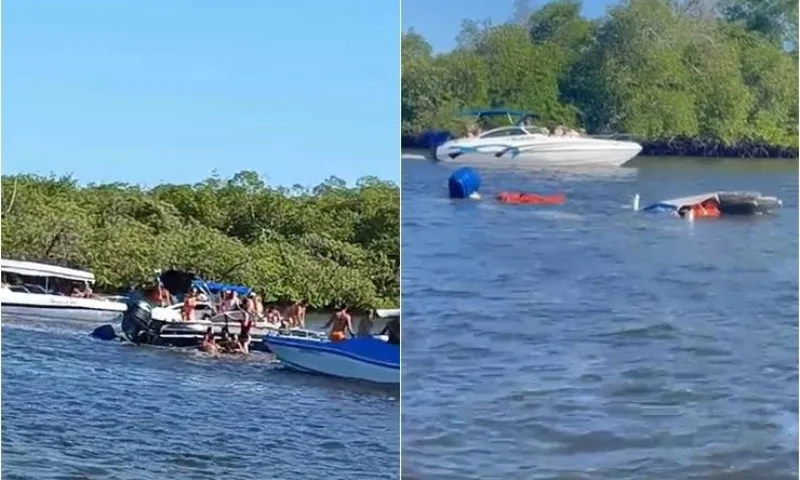 Imagem ilustrativa da imagem O que se sabe sobre o acidente de lanchas na Bahia que deixou dois mortos