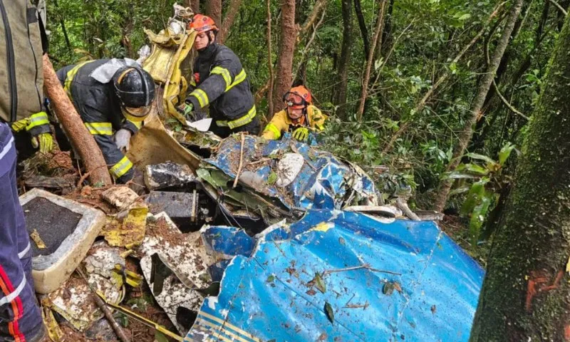 Imagem ilustrativa da imagem Queda de avião de pequeno porte deixa dois mortos em São Paulo