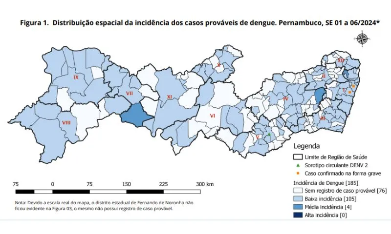 Imagem ilustrativa da imagem Saúde admite aumento de casos em Pernambuco, mas descarta epidemia