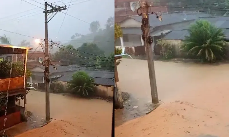 Imagem ilustrativa da imagem VÍDEO | Temporal causa estragos no Caparaó e no Sul do ES