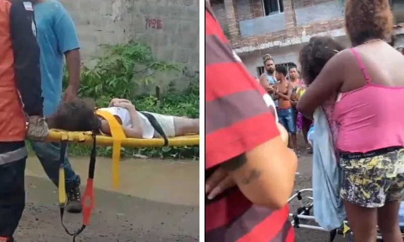 Imagem ilustrativa da imagem Vídeos mostram socorro a crianças resgatadas de escombros em Vila Velha