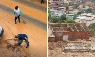 Imagem ilustrativa da imagem Temporal com chuva de granizo deixa ruas alagadas em cidades do ES