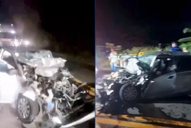Imagem ilustrativa da imagem Acidente entre carro de passeio e carreta deixa um ferido na BR-101 em Fundão