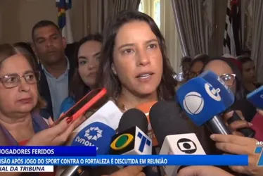 Imagem ilustrativa da imagem “Banir os criminosos dos estádios é fundamental”, diz Raquel Lyra