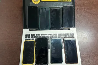 Imagem ilustrativa da imagem Celulares e notebook são apreendidos com casal suspeito de receptação em Vitória