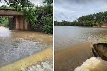 Imagem ilustrativa da imagem Chuva forte provoca rompimento de barragem no ES