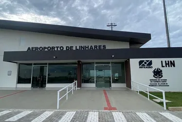 Imagem ilustrativa da imagem Chuva impede pouso de avião do Botafogo-SP no Aeroporto de Linhares