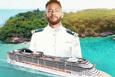 Imagem ilustrativa da imagem Cruzeiro do Neymar tem craque cheio de ouro, filho dançarino e suposto deboche à ex