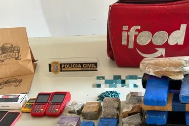 Imagem ilustrativa da imagem Delivery: criminosos entregavam drogas em embalagens de hambúrguer no ES