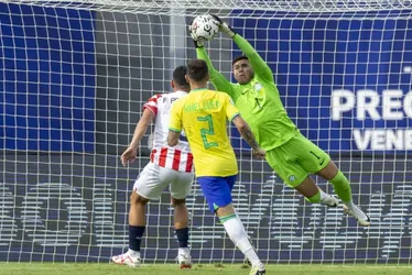 Imagem ilustrativa da imagem Endrick erra pênalti e Brasil abre fase final do Pré-Olímpico com derrota