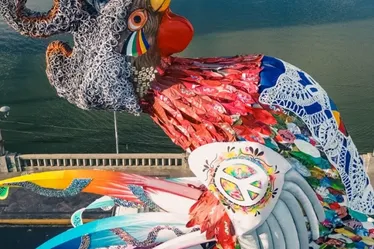 Imagem ilustrativa da imagem Escultura do Galo será erguida nesta quarta-feira (7) com muita festa