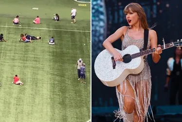 Imagem ilustrativa da imagem Estádio faz mutirão para retirar miçangas deixadas por fãs da Taylor Swift