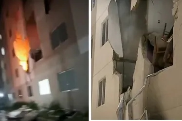 Imagem ilustrativa da imagem Explosão de gás em prédio de Porto Alegre fere oito pessoas e torre pode desabar