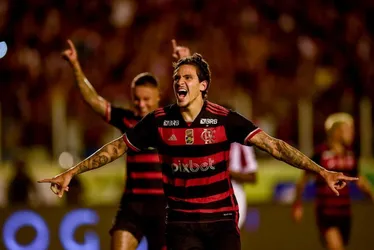 Imagem ilustrativa da imagem Flamengo vence o Bangu com três gols de Pedro e assume a liderança no Carioca