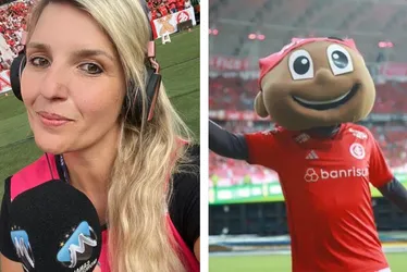 Imagem ilustrativa da imagem Inter afasta mascote acusado de importunação por jornalista no Gre-Nal