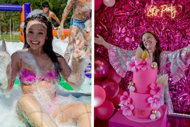 Imagem ilustrativa da imagem Larissa Manoela comemora 23 anos com samba e churrasco