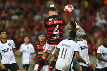 Imagem ilustrativa da imagem Léo Pereira marca nos acréscimos e Flamengo vence o Botafogo pelo Carioca