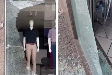 Imagem ilustrativa da imagem Lojas são alvo de vandalismo no Centro de Vila Velha