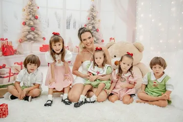 Imagem ilustrativa da imagem “Meus filhos são meu maior presente de Natal”, diz mãe de quíntuplos capixabas