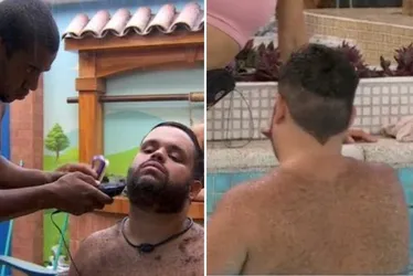 Imagem ilustrativa da imagem Michel se revolta com corte de cabelo feito por Davi no 'BBB 24' que virou meme