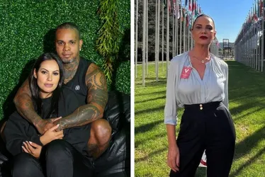 Imagem ilustrativa da imagem Mulher de Rodriguinho e Luiza Brunet batem boca na web por causa do "BBB 24"