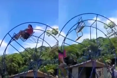 Imagem ilustrativa da imagem Mulher morre após cair de roda-gigante infantil no interior de Minas Gerais