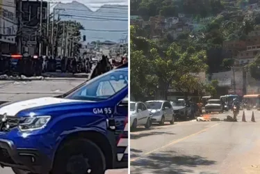 Imagem ilustrativa da imagem "Não haverá fechamento de via determinado por traficantes", diz PM sobre protestos