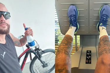 Imagem ilustrativa da imagem Neymar compartilha imagens de momentos 'fitness' após comentários sobre seu peso