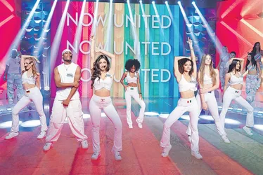 Imagem ilustrativa da imagem Now United no “Programa Silvio Santos” deste domingo