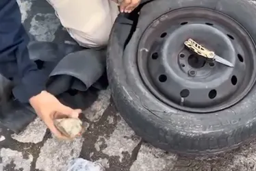 Imagem ilustrativa da imagem Suspeito é preso com 2kg de "supermaconha" escondida em pneu de carro no ES