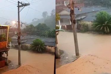 Imagem ilustrativa da imagem VÍDEO | Temporal causa estragos no Caparaó e no Sul do ES