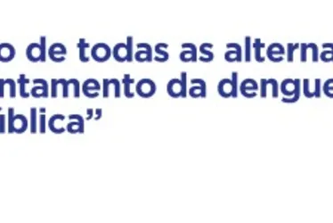Imagem ilustrativa da imagem Vacina contra dengue deve chegar ao SUS em fevereiro