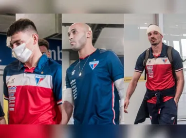 Time entrou em campo usando a camisa do Fortaleza, segurando uma faixa com a frase  "Nosso maior rival é o crime. Quem ataca o futebol, ataca todos nós"