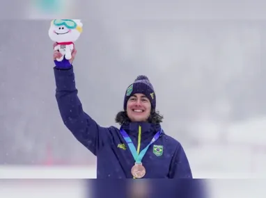 Imagem ilustrativa da imagem Brasil ganha primeira medalha na história dos Jogos de Inverno