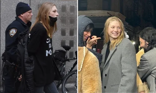 
          Imagem ilustrativa da imagem Atriz Hunter Schafer, de 'Euphoria' e 'Jogos Vorazes', é presa em ato pró-Palestina
          