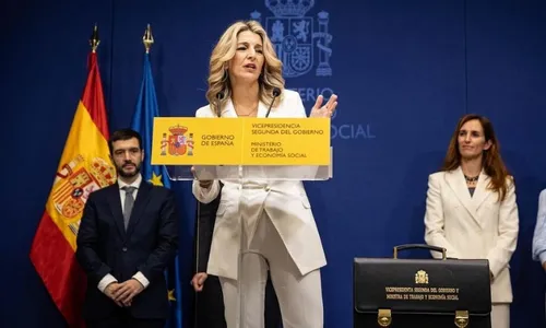 
          Imagem ilustrativa da imagem Condenação de Daniel Alves é medida exemplar contra machismo, diz vice da Espanha
          