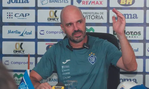 
          Imagem ilustrativa da imagem De olho em clássico, novo técnico do Vitória projeta sequência no Capixabão
          