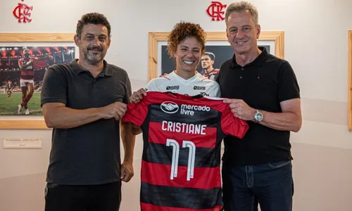 
          Imagem ilustrativa da imagem Flamengo brinca com Gabigol e anuncia a contratação da atacante Cristiane
          