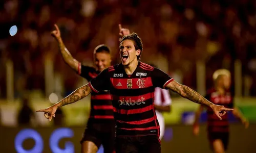 
          Imagem ilustrativa da imagem Flamengo vence o Bangu com três gols de Pedro e assume a liderança no Carioca
          