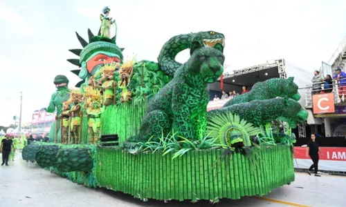 
          Imagem ilustrativa da imagem Independentes de Eucalipto fecha 1ª noite de desfiles com enredo sobre Baixo Guandu
          