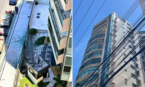 
          Imagem ilustrativa da imagem Parte de fachada de prédio desaba na Praia de Itaparica
          