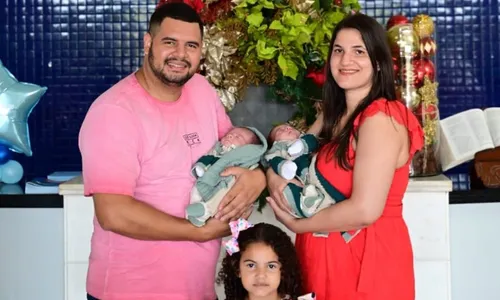 
          Imagem ilustrativa da imagem Sêxtuplos de Colatina: Lucca recebe alta e é o 2º bebê a ir para casa
          