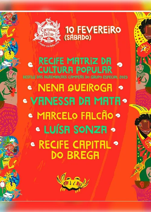 
          Imagem ilustrativa da imagem CARNAVAL RECIFE 2024: Confira a programação oficial
          