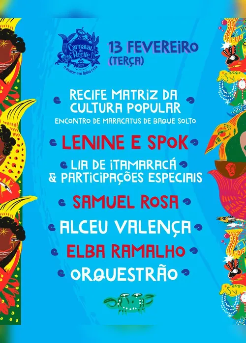 
          Imagem ilustrativa da imagem CARNAVAL RECIFE 2024: Confira a programação oficial
          