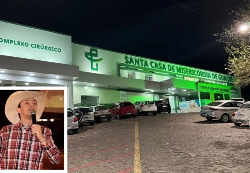 Higor (destaque) chegou a ser socorrido pelo Samu, mas morreu no centro cirúrgico da Santa Casa de Guaçuí