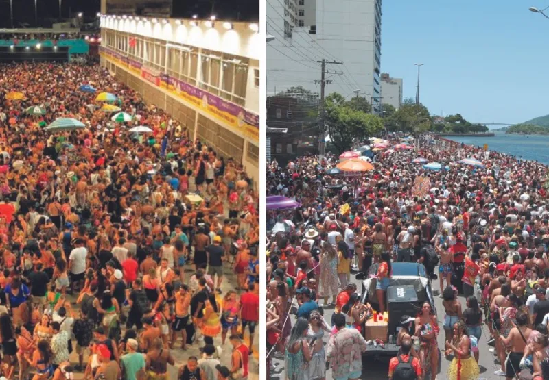 Um “mar de foliões” lotou a avenida Beira-Mar e o Sambão do Povo nos dias de folia. Festa prevista para o ano que vem promete ainda mais animação
